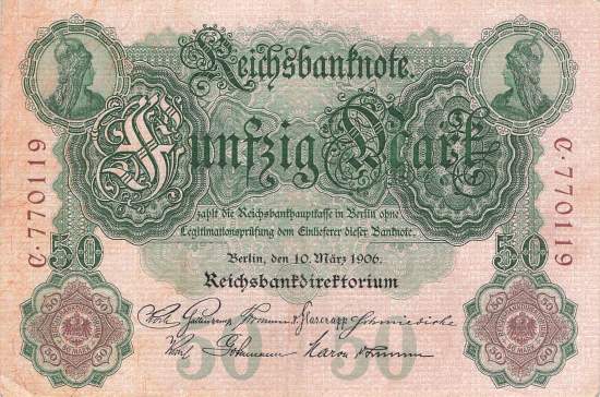 50 Mark 1906 Ro25a I/C